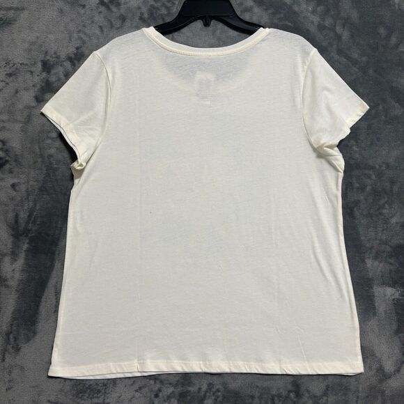 Friends The Early Years Group T-Shirt Women's Sz Large Cream Short Sleeve - Picture 2 of 5